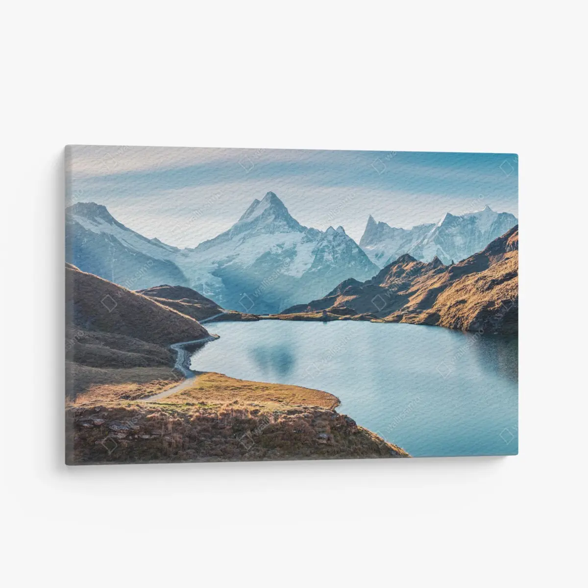 Quadro su tela incanto alpino sul Bachalpsee • Wallissimo®