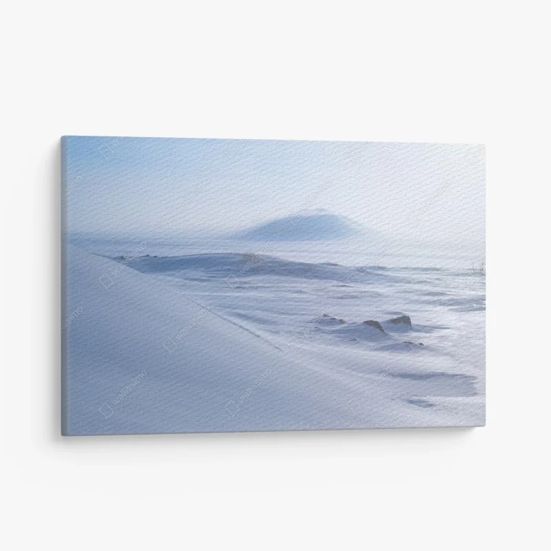 Quadro su tela panoramica artica silenziosa della tundra di Chukotka