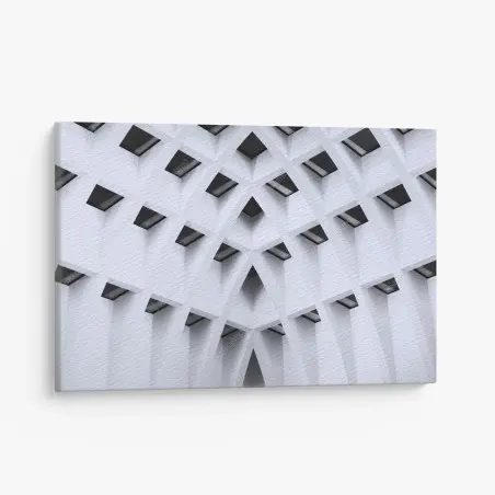 Quadro su tela trama di archi geometrici • Wallissimo®