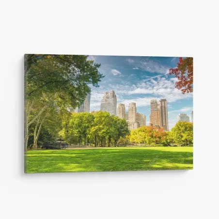 Quadro su tela autunno a Central Park, New York • Wallissimo®