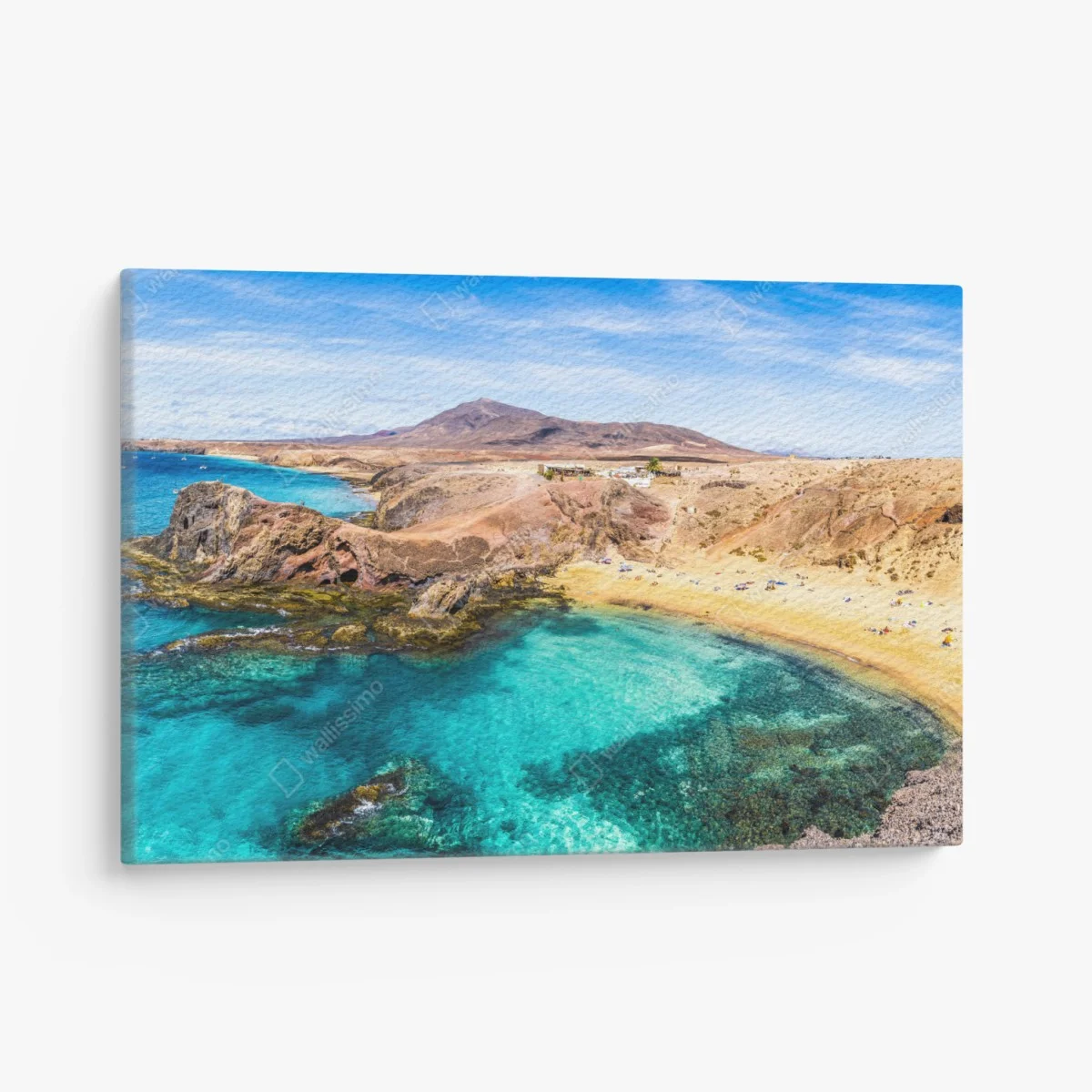 Quadro su tela baia turchese di Papagayo, Lanzarote • Wallissimo® Quadro su tela baia turchese di Papagayo, Lanzarote • Wallissimo®
