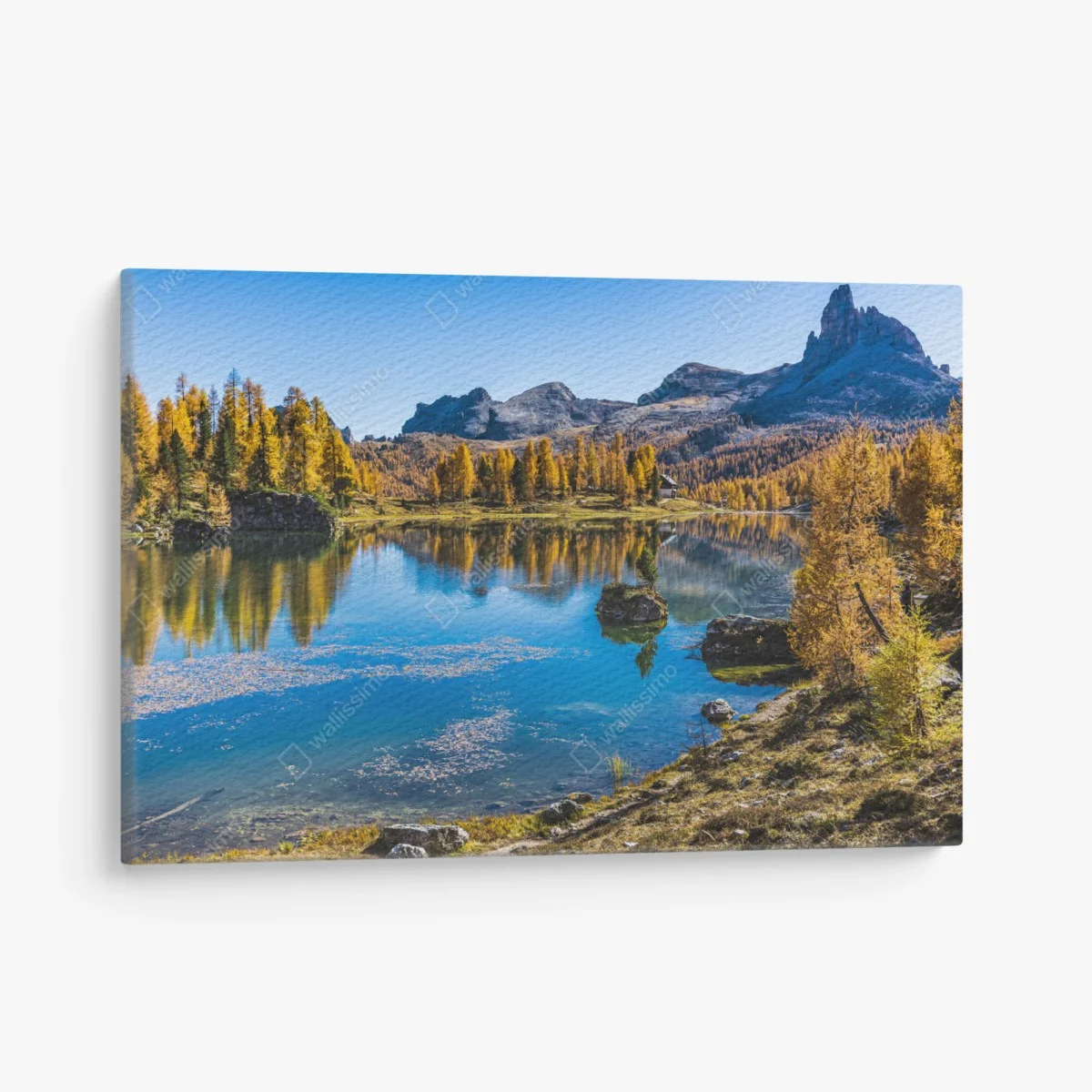 Quadro su tela paesaggio alpino autunnale • Wallissimo® Quadro su tela paesaggio alpino autunnale • Wallissimo®