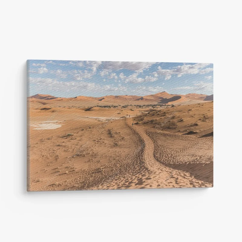 Quadro su tela dune dorate all'orizzonte