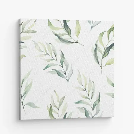 Quadro su tela motivo botanico acquerellato • Wallissimo®