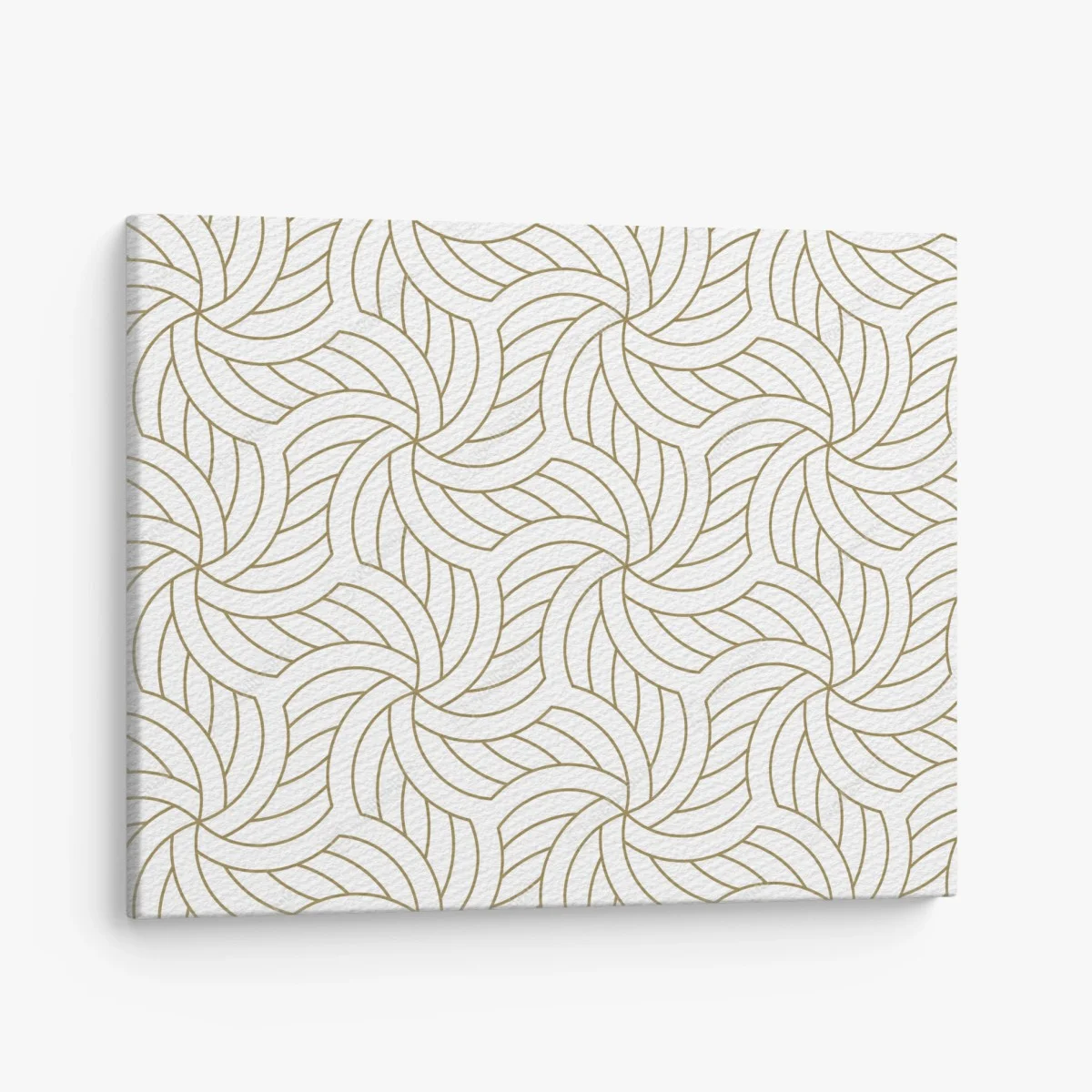 Quadro su tela motivo geometrico dorato su sfondo bianco • Wallissimo® Quadro su tela motivo geometrico dorato su sfondo bianco • Wallissimo®