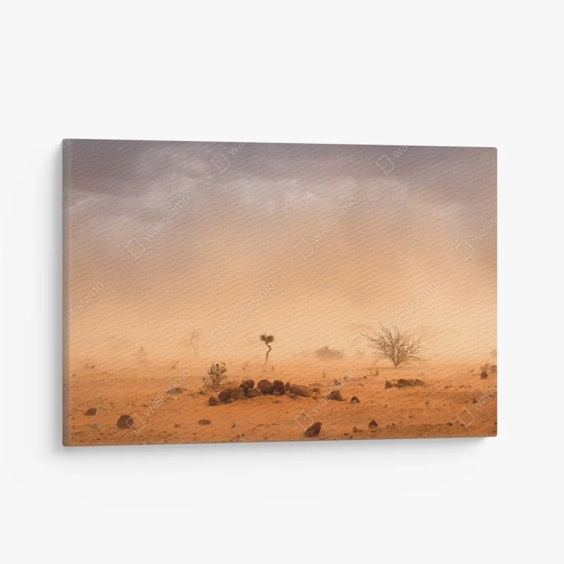 Quadro su tela tempesta di sabbia a Dollo Ado