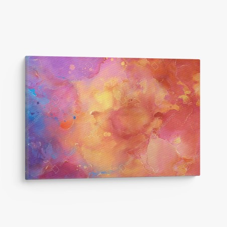 Quadro su tela esplosione di colori astratti • Wallissimo®