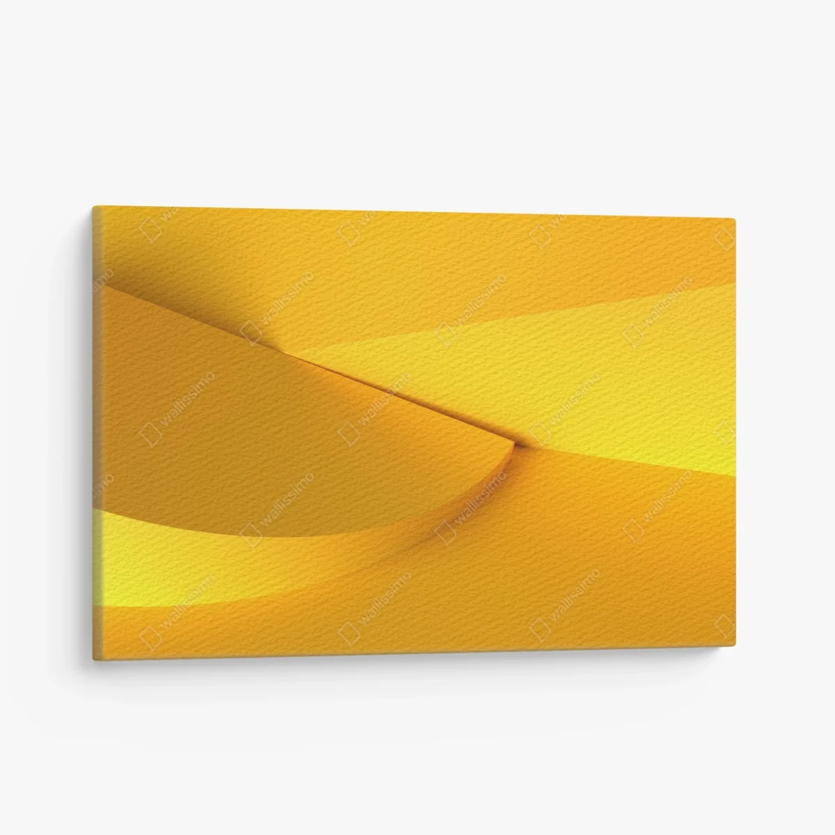 Quadro su tela composizione geometrica gialla minimalista • Wallissimo® Quadro su tela composizione geometrica gialla minimalista • Wallissimo®