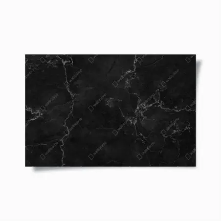 Poster marmo nero venato elegante • Wallissimo®