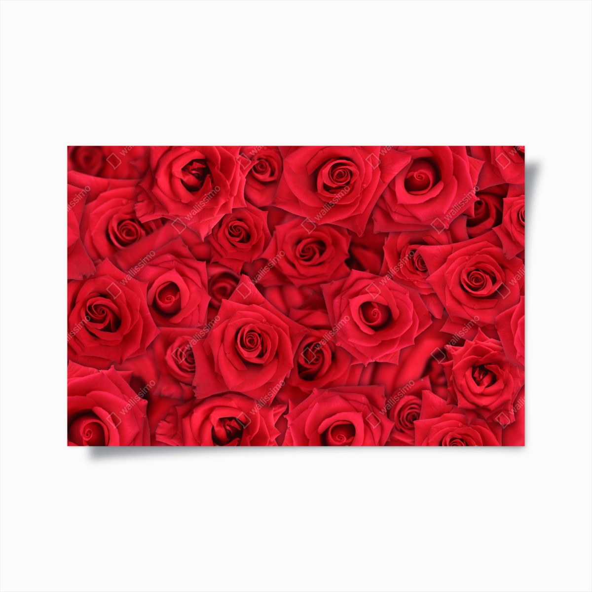 Poster mosaico di rose rosse • Wallissimo® Poster mosaico di rose rosse • Wallissimo®