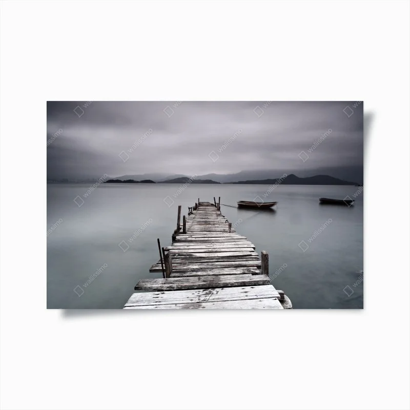 Poster molo silenzioso verso l'orizzonte