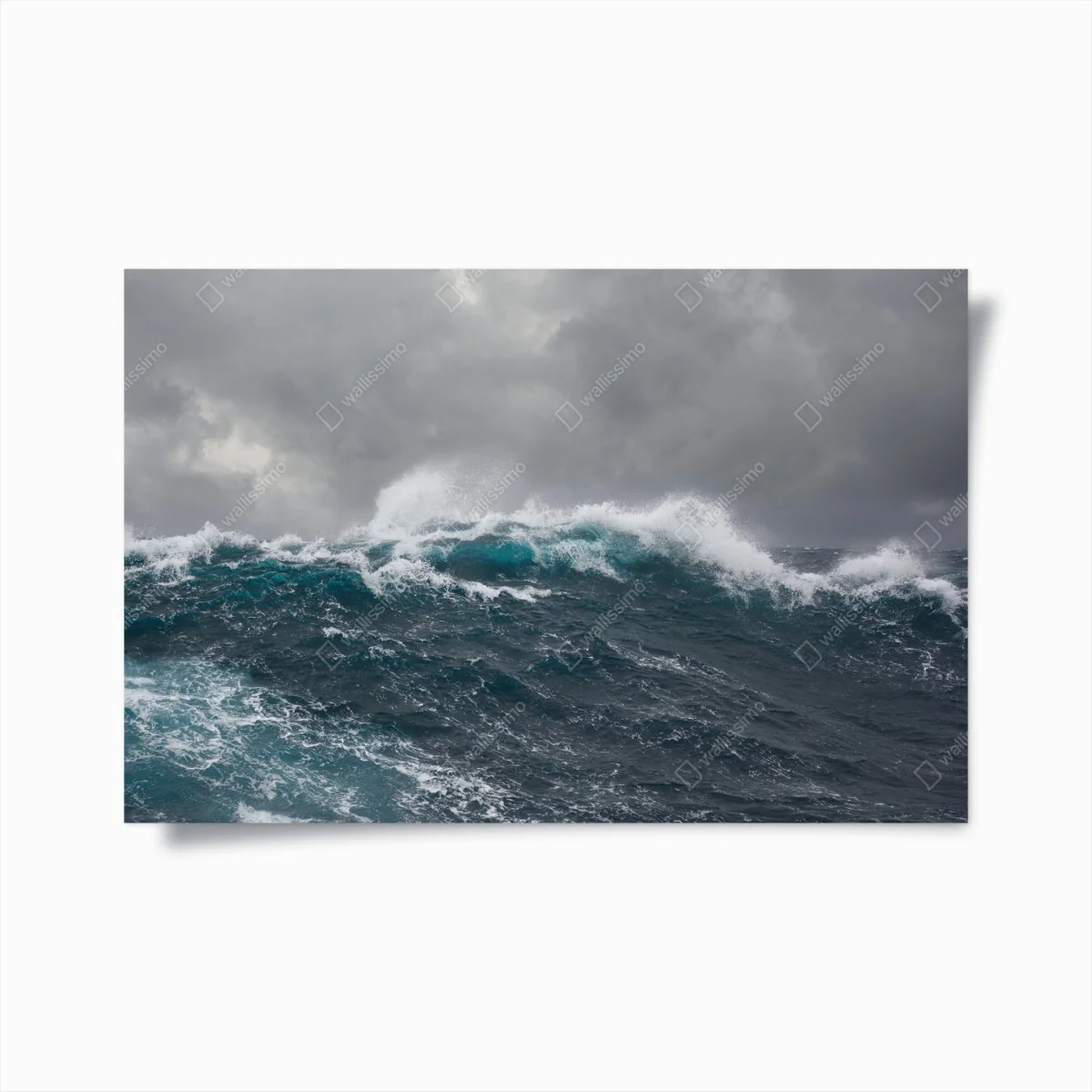 Poster onde possenti sotto il cielo tempestoso • Wallissimo® Poster onde possenti sotto il cielo tempestoso • Wallissimo®