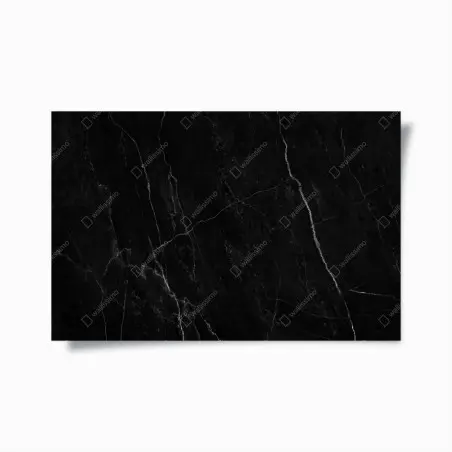 Poster marmo nero elegante con venature bianche • Wallissimo®