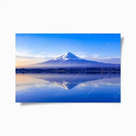 Poster serenità del Monte Fuji all'alba • Wallissimo®