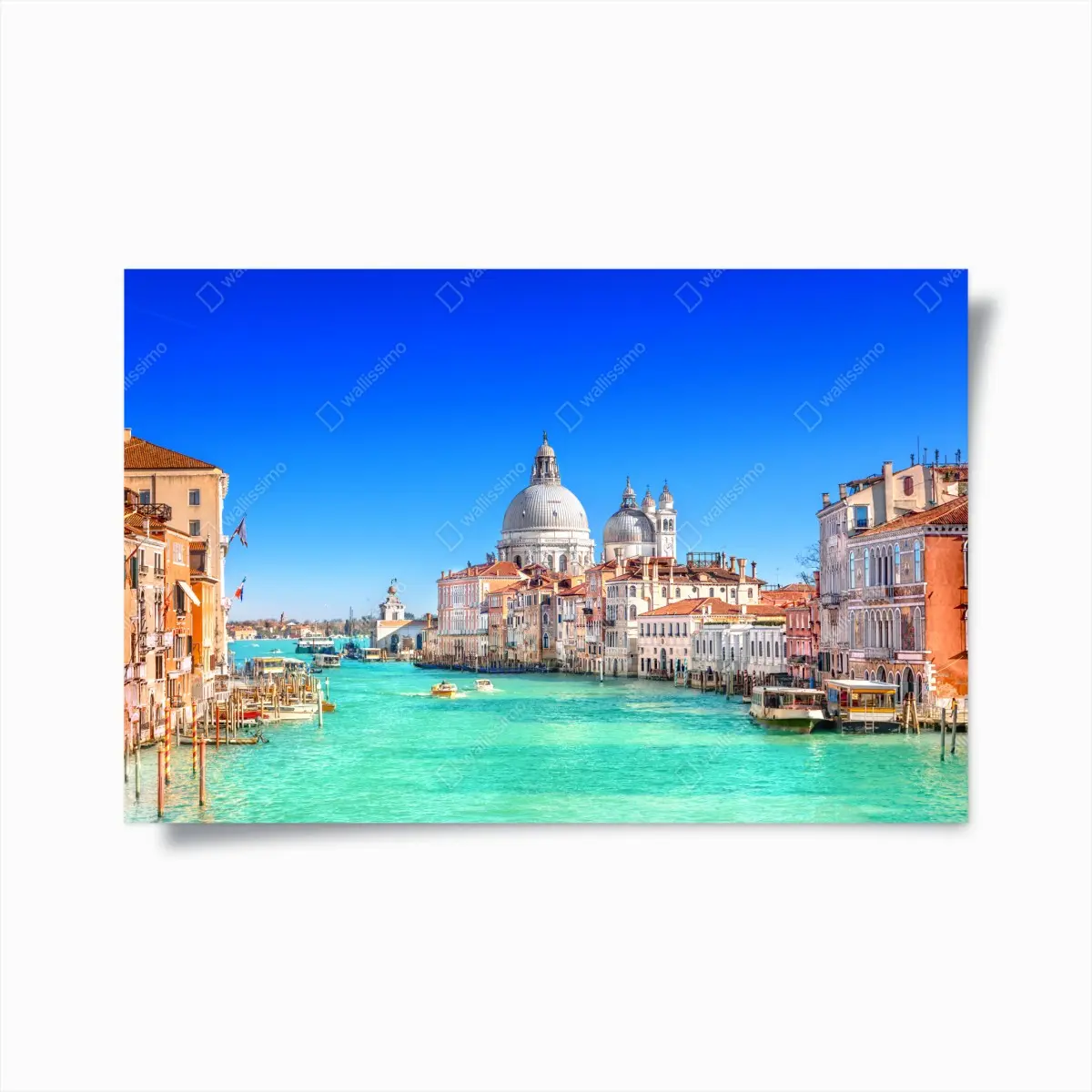 Poster vista sul Canal Grande e Basilica di Santa Maria della Salute, Venezia • Wallissimo®