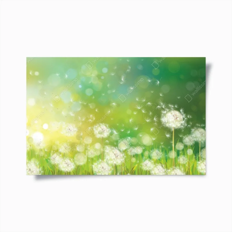 Poster sogno di soffioni al vento