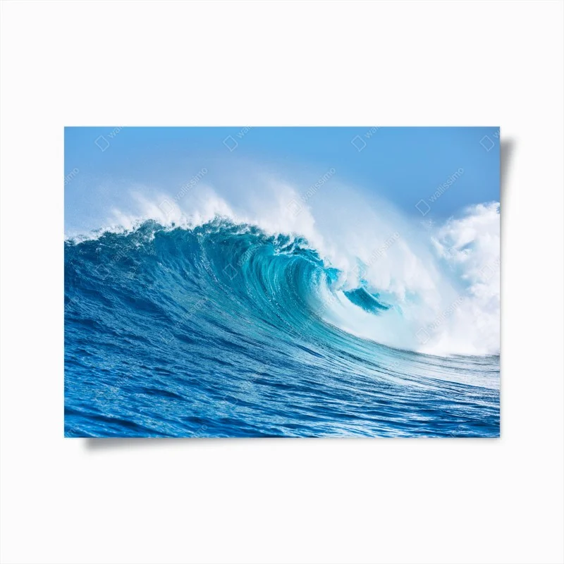 Poster onda maestosa dell'oceano