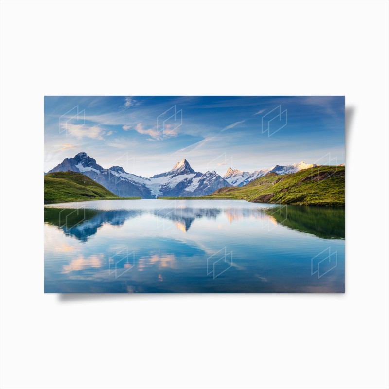 Poster panorama alpino: Bachalpsee Grindelwald