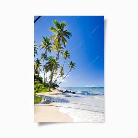 Poster oasi tropicale sulla spiaggia • Wallissimo®