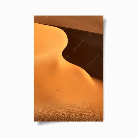 Poster curve di dune dorate • Wallissimo®