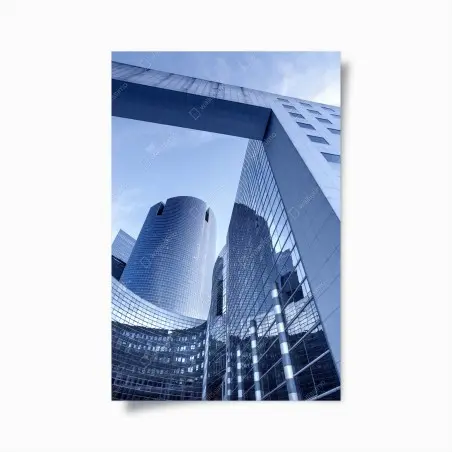 Poster riflessi urbani nell'architettura moderna • Wallissimo®