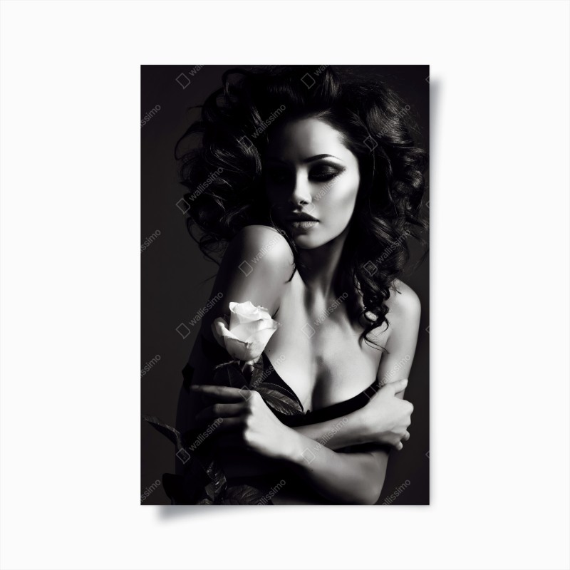 Poster eleganza senza tempo in bianco e nero