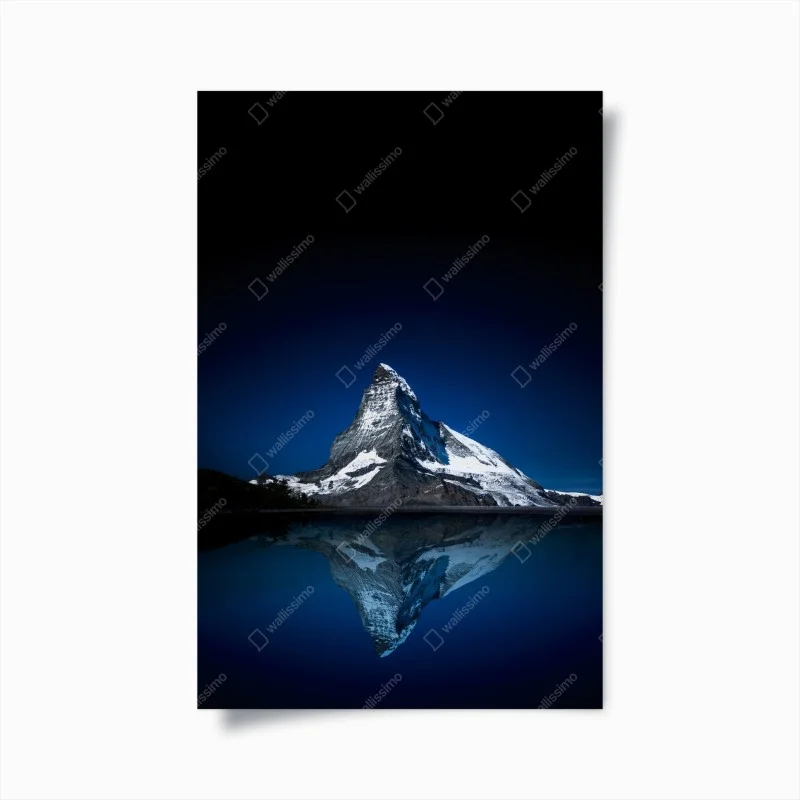 Poster riflessi notturni del Cervino