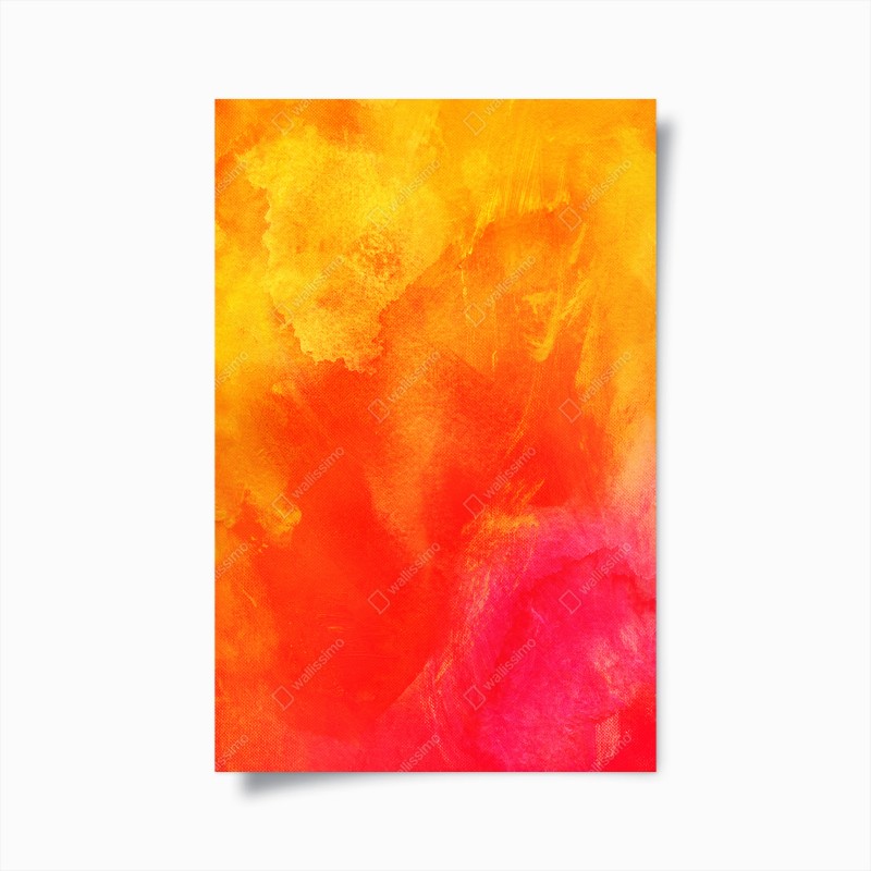 Poster esplosione di colori caldi