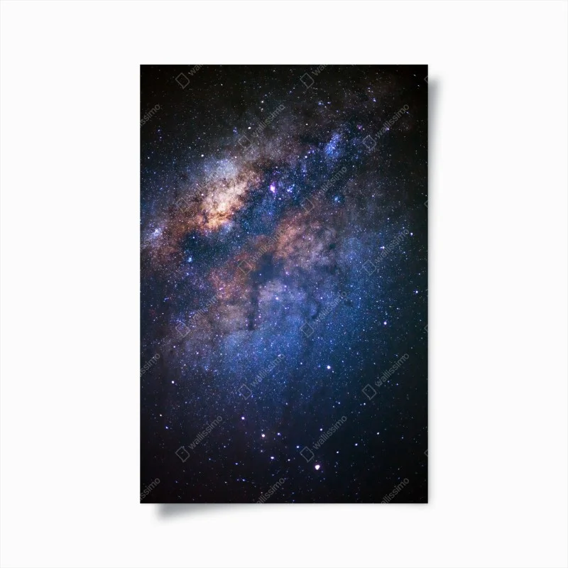 Poster centro della Via Lattea tra polveri cosmiche