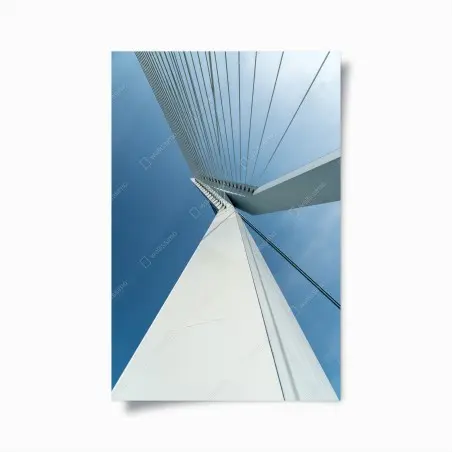 Poster prospettiva di un ponte moderno • Wallissimo®