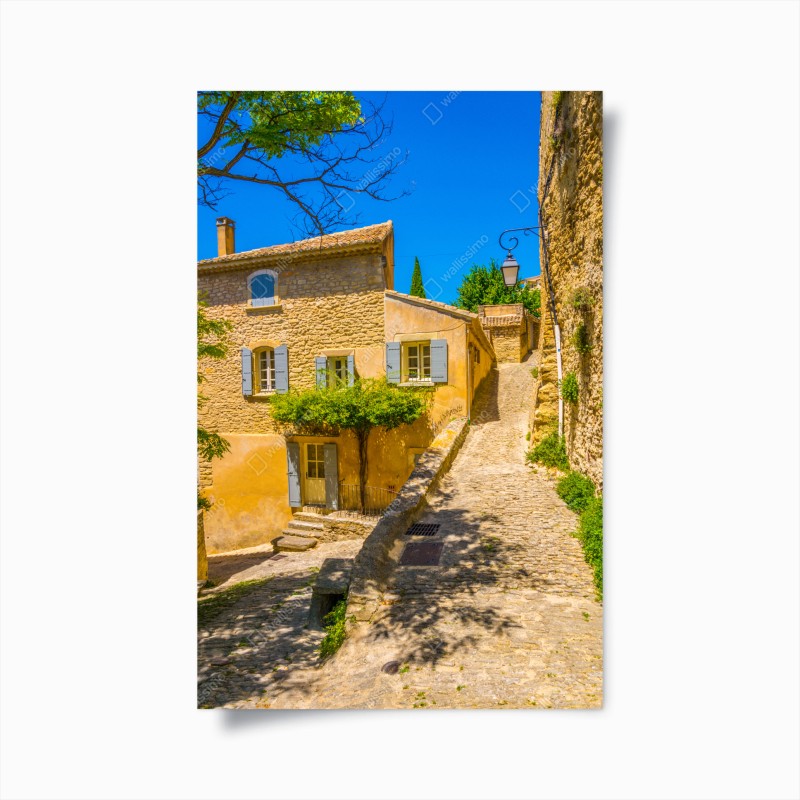 Poster vicoletto soleggiato in Provenza