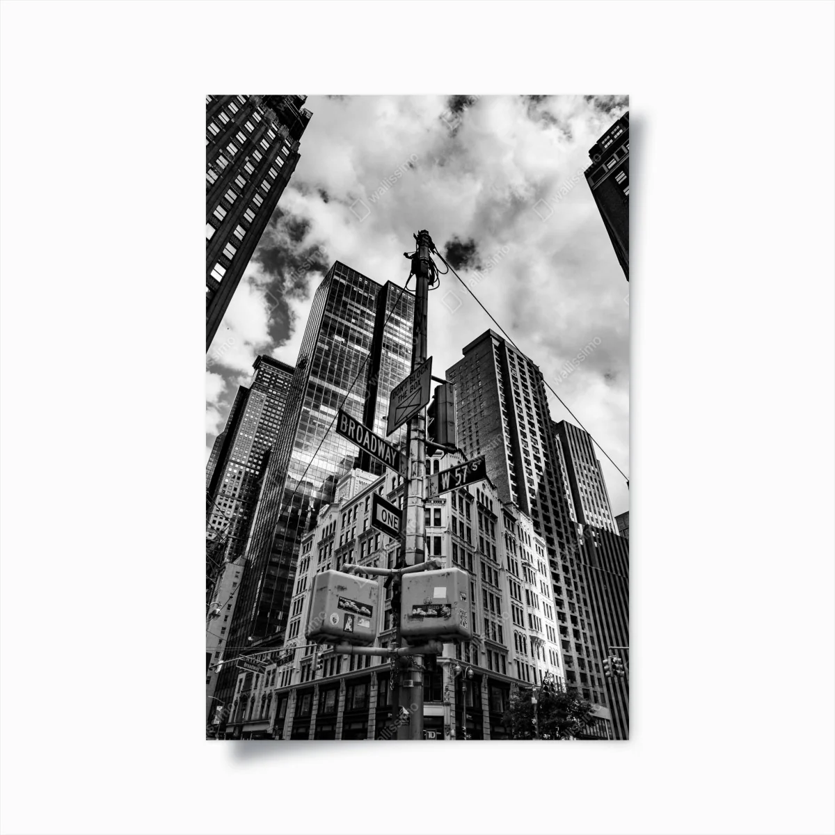 Poster prospettiva urbana su Broadway, New York • Wallissimo® Poster prospettiva urbana su Broadway, New York • Wallissimo®
