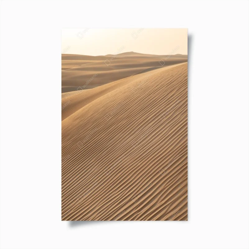 Poster dune dorate: texture del deserto
