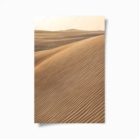 Poster dune dorate: texture del deserto • Wallissimo®