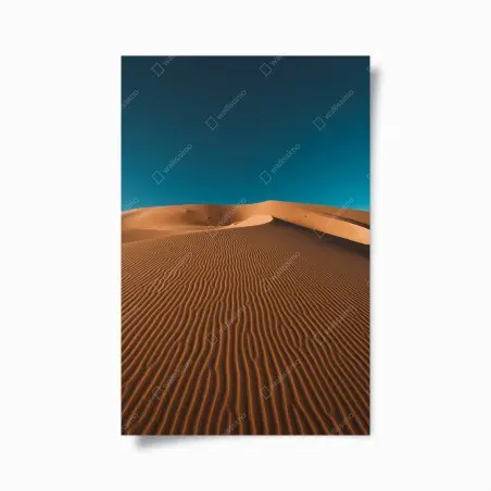 Poster dune dorate e cielo profondo • Wallissimo®