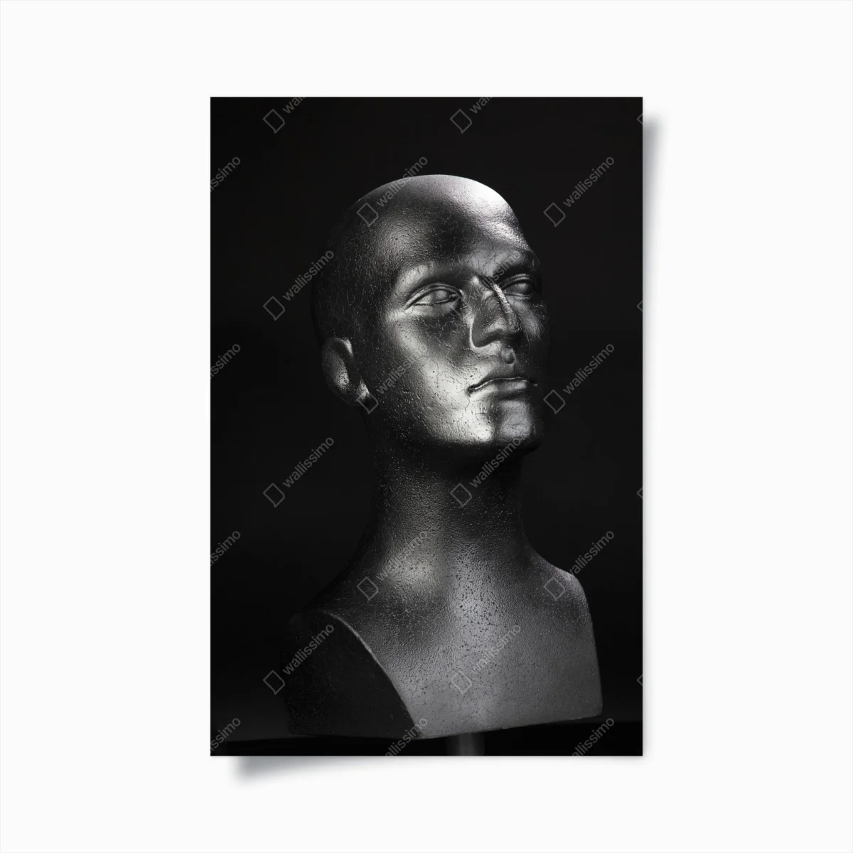 Poster busto scultoreo in nero minimalista • Wallissimo® Poster busto scultoreo in nero minimalista • Wallissimo®