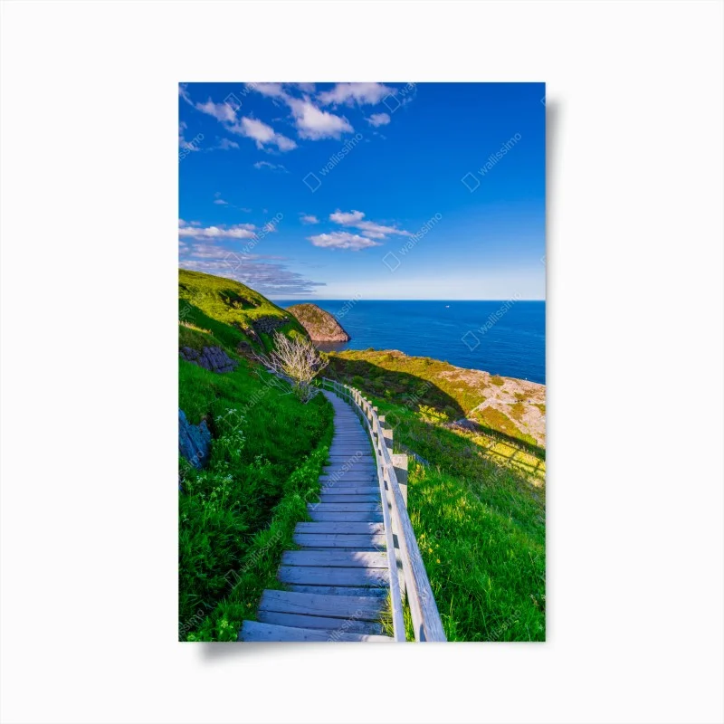 Poster sentiero verso l'oceano