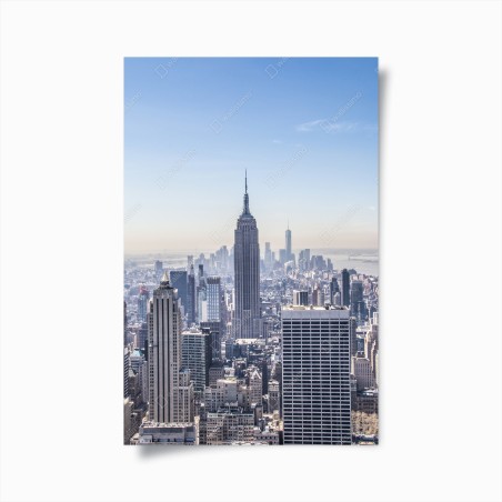 Poster veduta iconica di New York • Wallissimo®