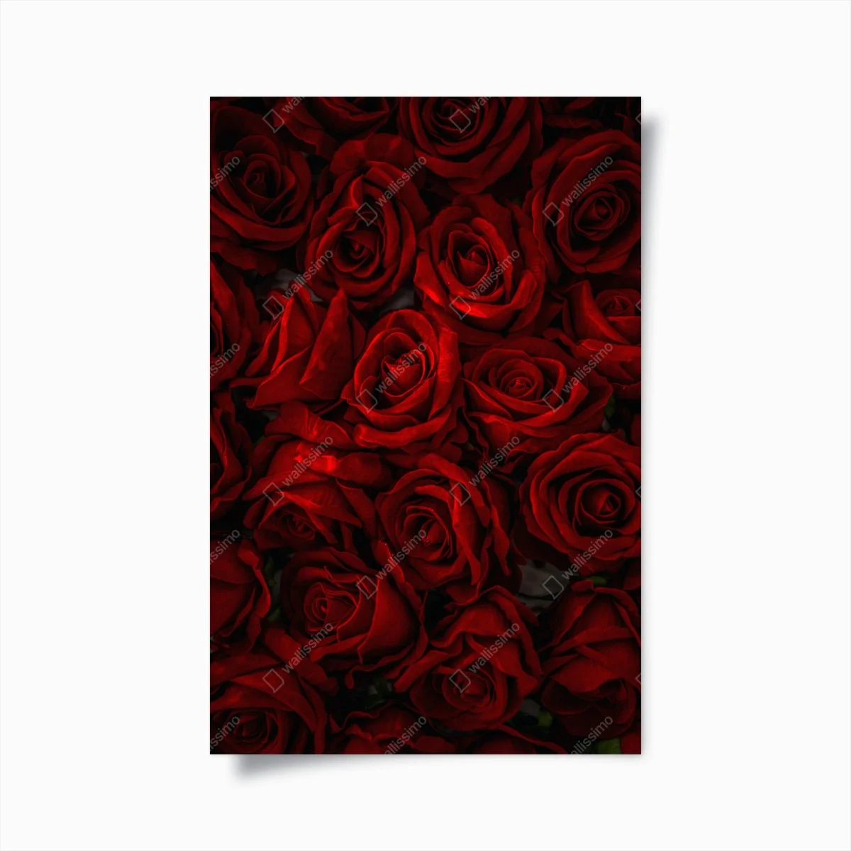 Poster mosaico di rose rosse • Wallissimo® Poster mosaico di rose rosse • Wallissimo®