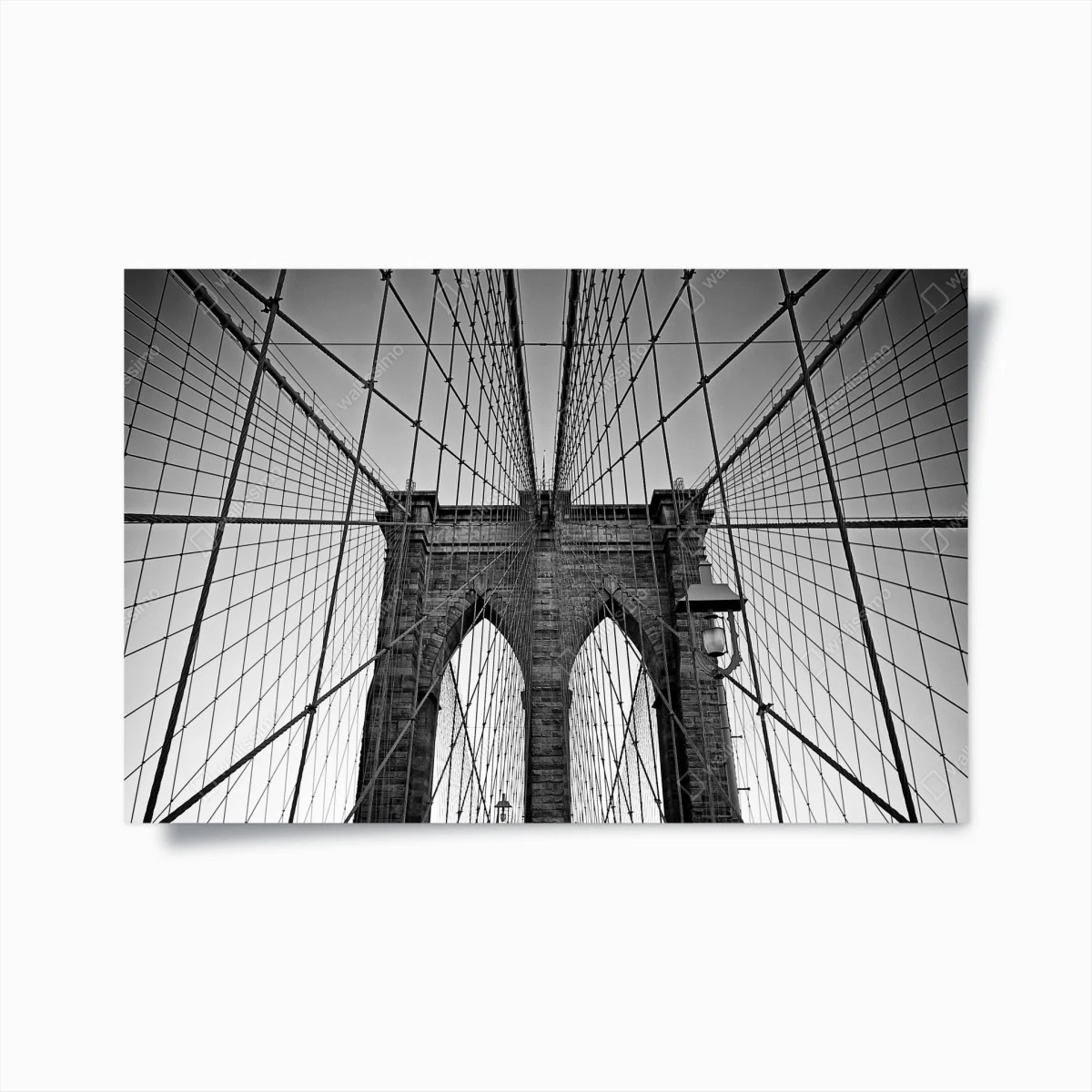Poster vista geometrica del ponte di Brooklyn • Wallissimo® Poster vista geometrica del ponte di Brooklyn • Wallissimo®