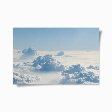 Poster morbide nuvole sopra l'orizzonte • Wallissimo®