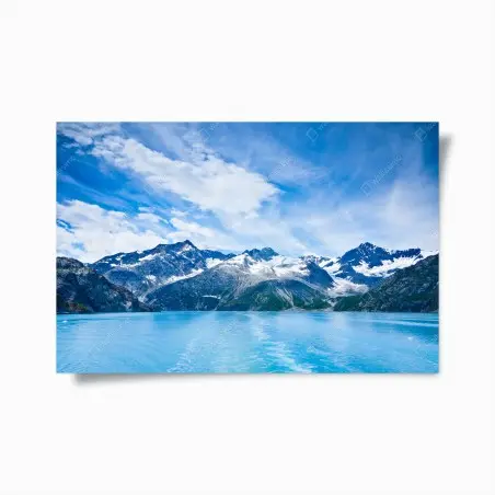Poster paesaggio marino di Glacier Bay, Alaska • Wallissimo®