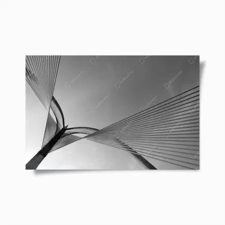 Poster linee intrecciate dell'architettura moderna • Wallissimo®
