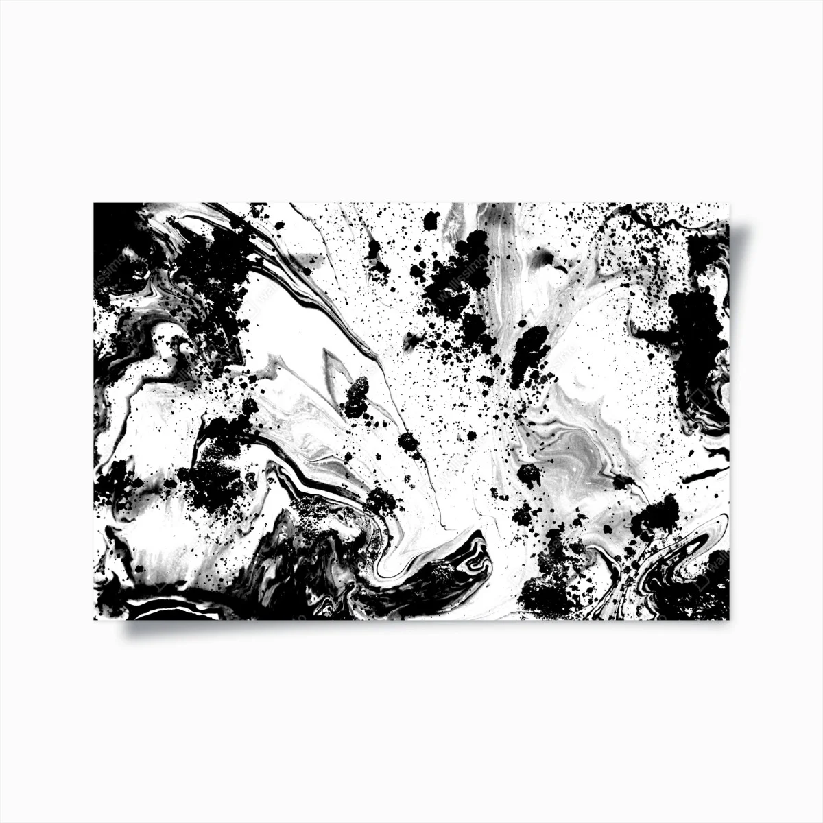 Poster astrazione marmorea in bianco e nero • Wallissimo® Poster astrazione marmorea in bianco e nero • Wallissimo®