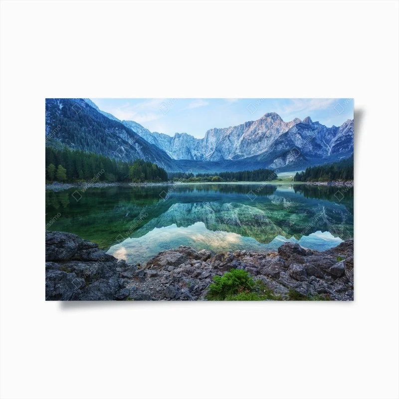Poster riflessi alpini sul Lago di Fusine