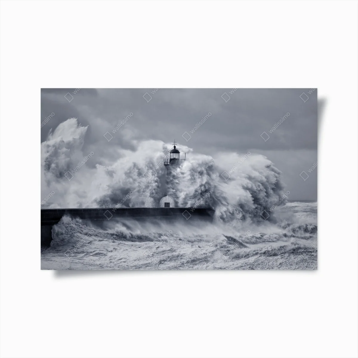 Poster faro del Douro travolto dalle onde • Wallissimo® Poster faro del Douro travolto dalle onde • Wallissimo®