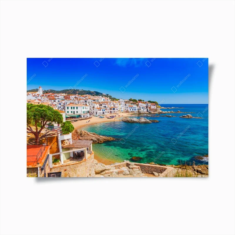 Poster panorama costiero della Costa Brava