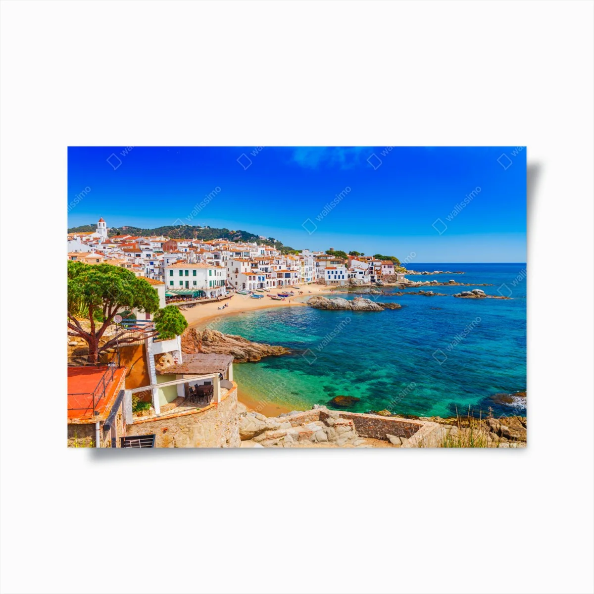 Poster panorama costiero della Costa Brava • Wallissimo® Poster panorama costiero della Costa Brava • Wallissimo®