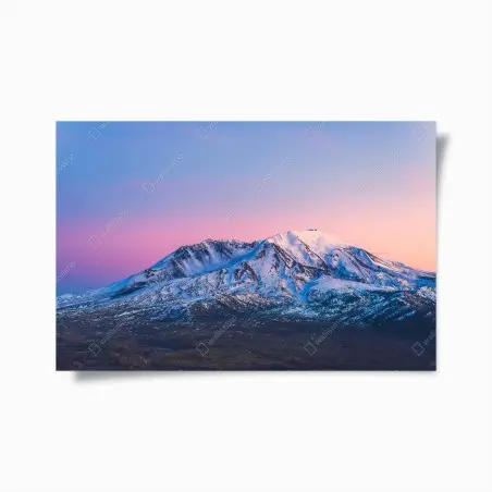 Poster tramonto rosa sul Mount St. Helens • Wallissimo®