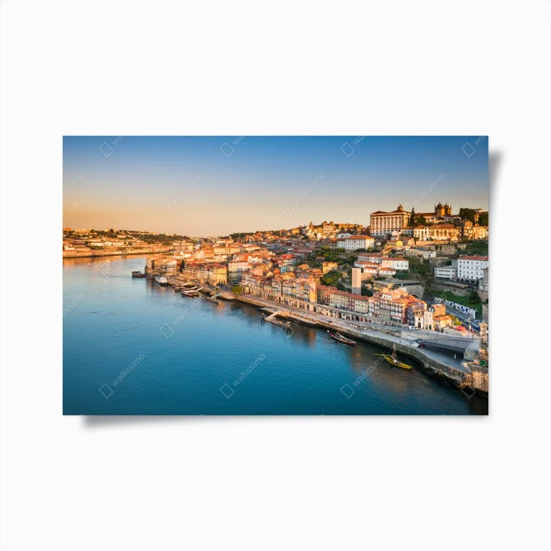 Poster panorama di Porto al tramonto • Wallissimo® Poster panorama di Porto al tramonto • Wallissimo®